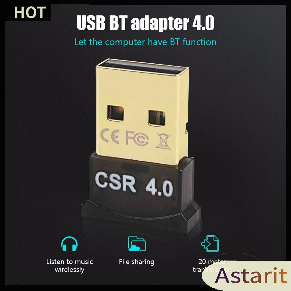 Usb Dongle Kết Nối Bluetooth 4.0 Csr 4.0 Cho Máy Tính