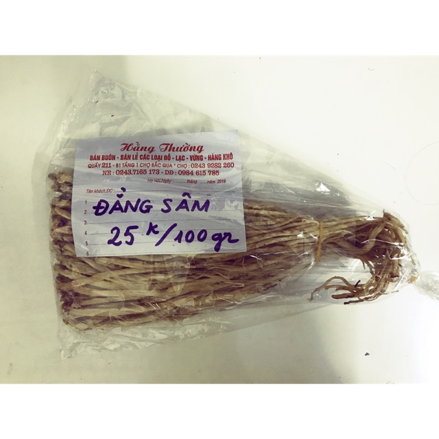 Đẳng sâm 100g