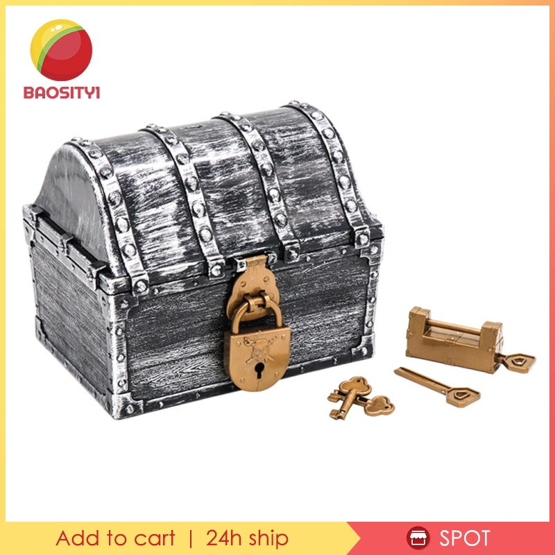 Baosity1] Đồ Chơi Hình Kho Báu Cướp Biển Cổ Điển Cho Bé