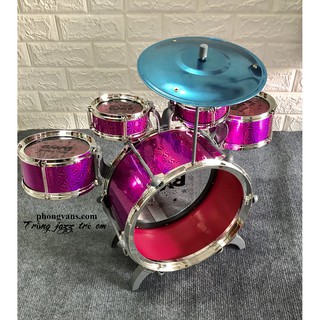 Bộ Trống Jazz Drum Cho Bé Nhiều Màu