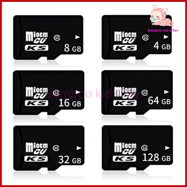 Thẻ nhớ MicroSD Class 10 Tốc độ cao (Đen) 16GB/32GB/64GB