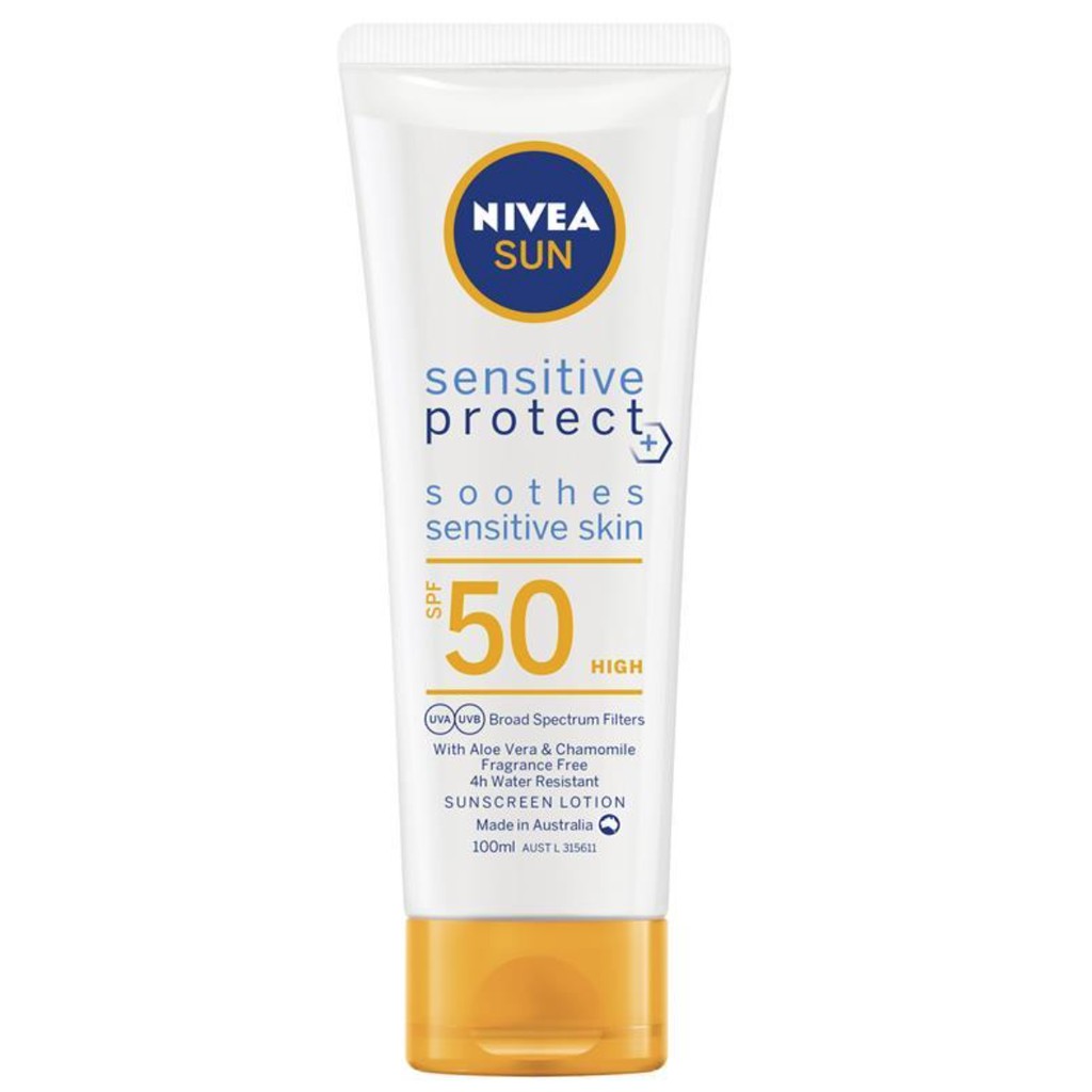 Kem chống nắng Ni.vea SUN Sensitive Protect Sunscreen Lotion SPF50