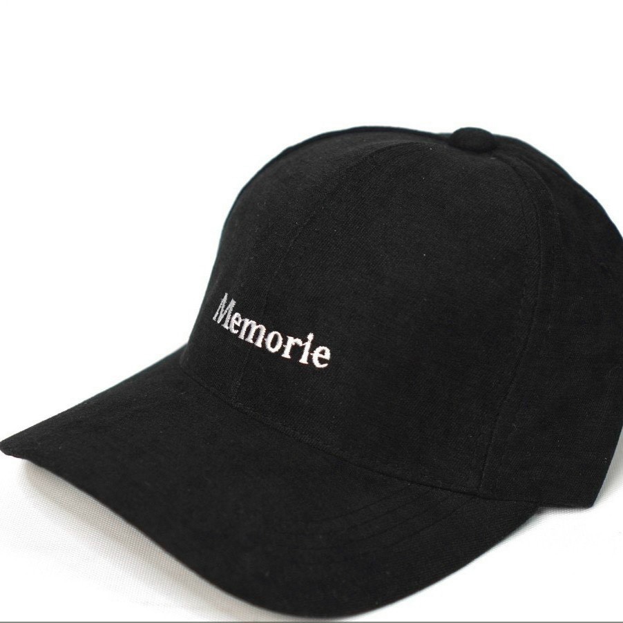 Mũ lưỡi trai Unisex thêu chữ Memorie, nón kết nữ phong cách Hàn Quốc Sollle M01L