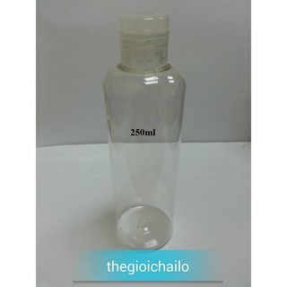 Chai nhựa nắp bật 250ml