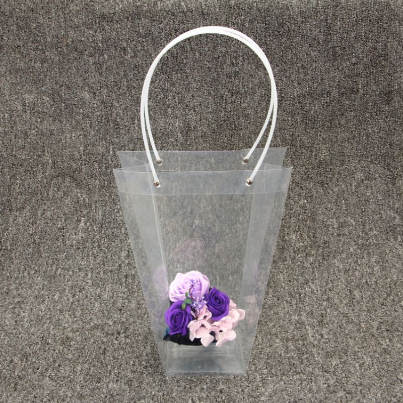 (Cao 42*rộng 28)Túi kính trong suốt hộp quà,gói hoa cao cấp