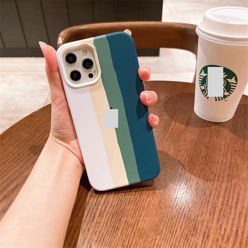 𝐂𝐨́ 𝐬𝐚̆̃𝐧 𝐜𝐡𝐨 𝐢𝐏𝐡𝐨𝐧𝐞 𝟏𝟐 Ốp chống bẩn cầu vồng tone trắng full cạnh, bẩn lau là sạch