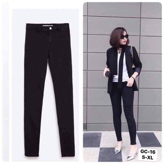 QUẦN TREGGING CẠP KHÓA UMI CẠP CAO TÔN DÁNG QUẦN LEGGING CÔNG SỞ THỜI TRANG BANAMO FASHION QUẦN LEGGING CẠP KHÓA 703