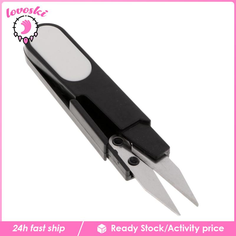 [Lovoski] Kéo Mini Cắt Chỉ Sợi Nhỏ Tay Cầm Nhựa Màu Cam
