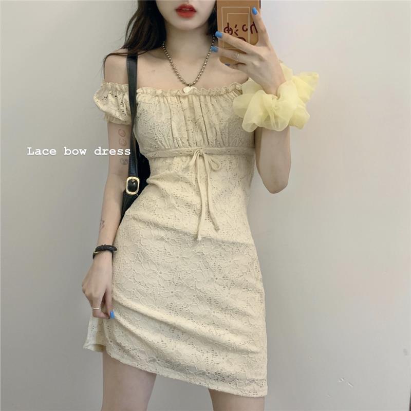 COZOK Đầm Ngắn Tay Họa Tiết Hoa Thời Trang Theo Phong Cách Vintage Dành Cho Nữ