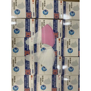 Khẩu Trang 3D Hello Mask (Hộp 10 cái)