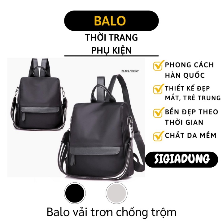 Balo Thời Trang - Balo Da Mềm Chống Trộm An Toàn Tuyệt Đối, Phong Cách Hàn 8318