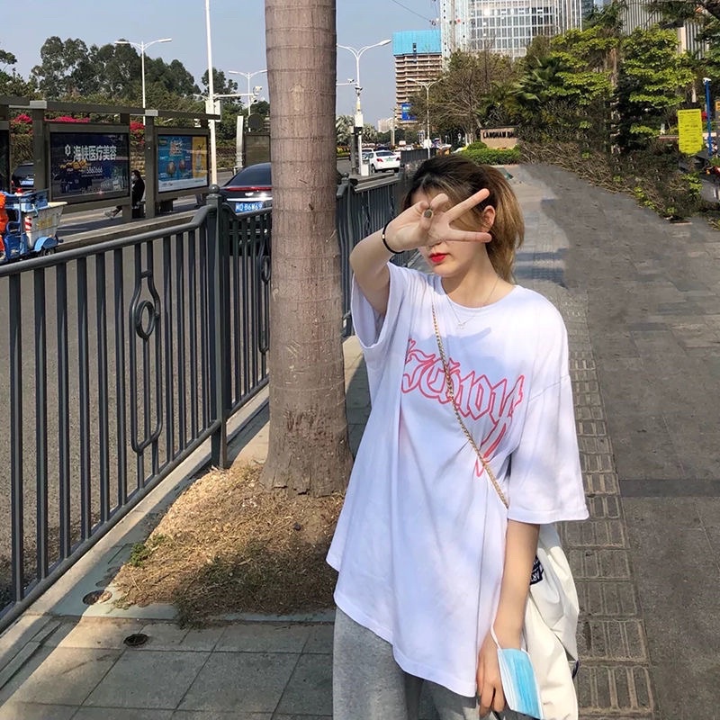 Áo Thun Tay Lỡ 100% Cotton Nam Nữ Unisex