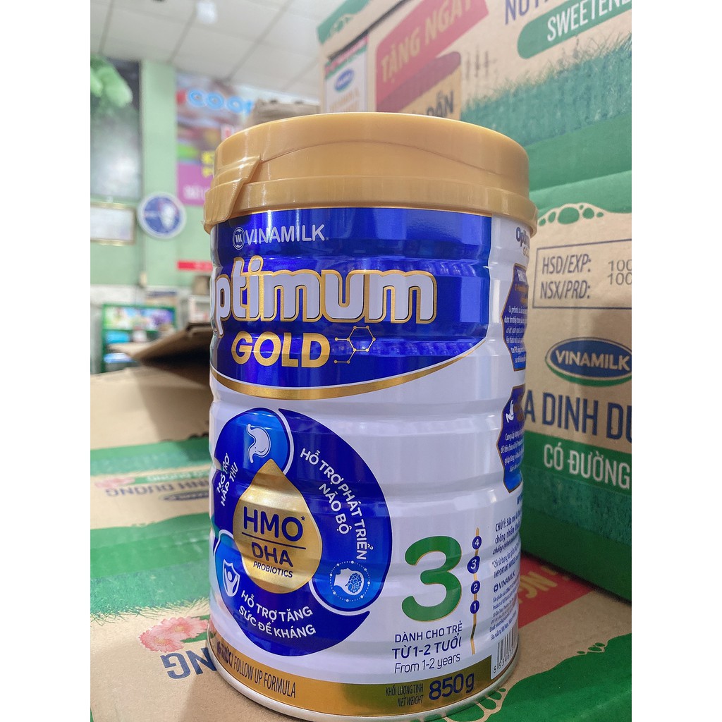 Sữa Bột Optimum Gold 3 850g (cho bé 1-2 tuổi)