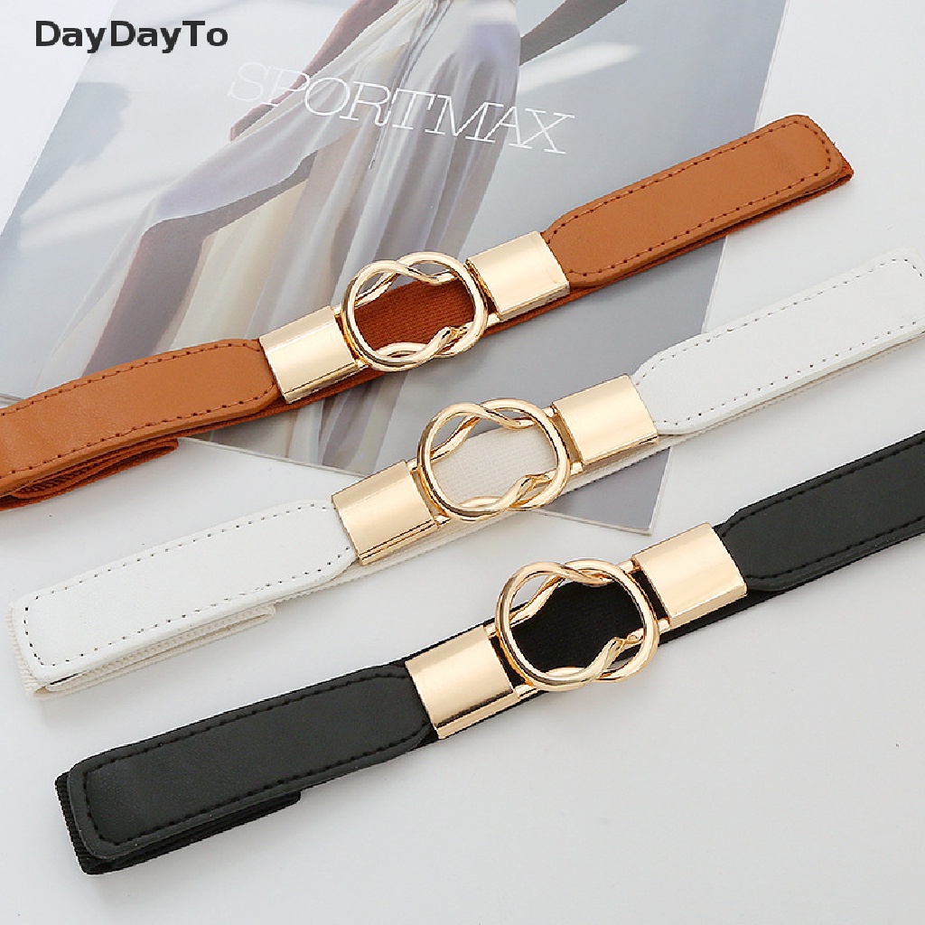 Thắt Lưng Mỏng Khóa Kim Loại Thời Trang Thanh Lịch Cho Nữ