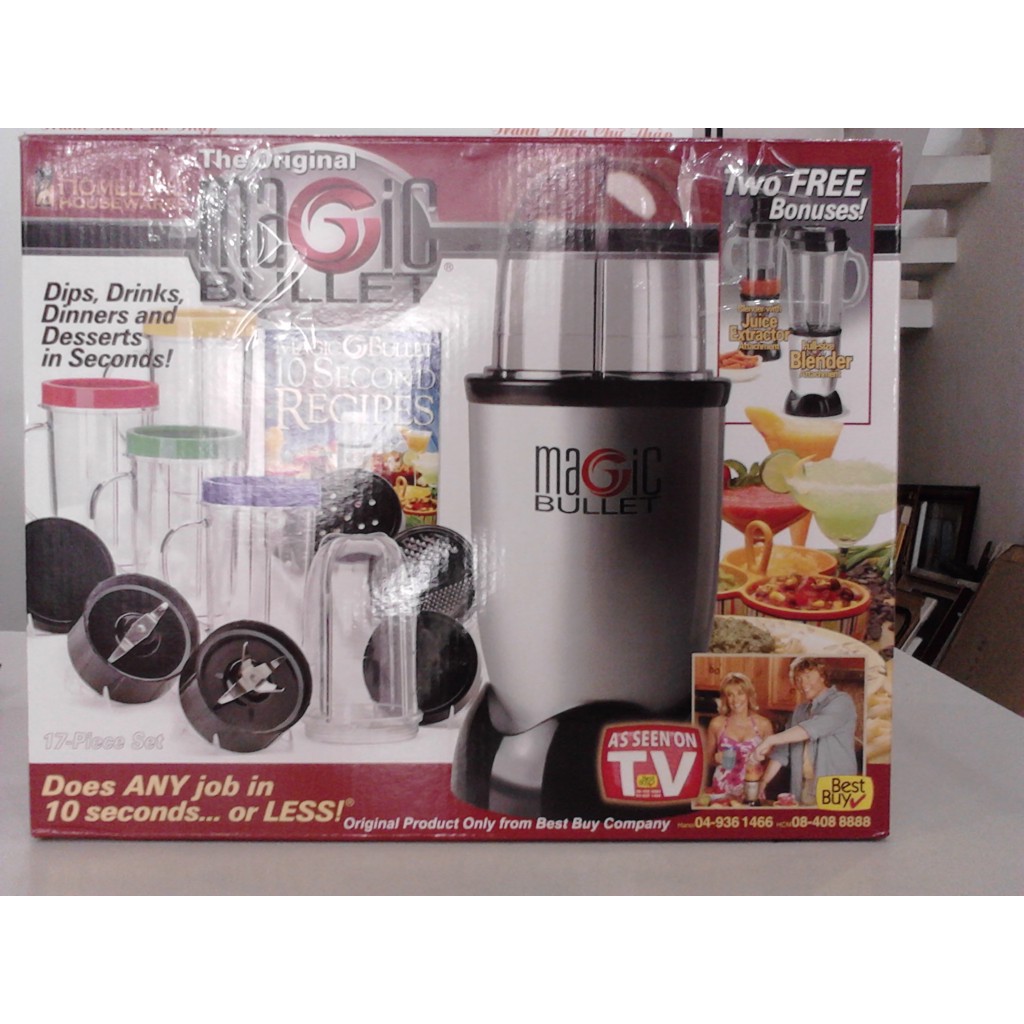 Máy xay sinh tố đa năng Magic Bullet 21 chi tiết