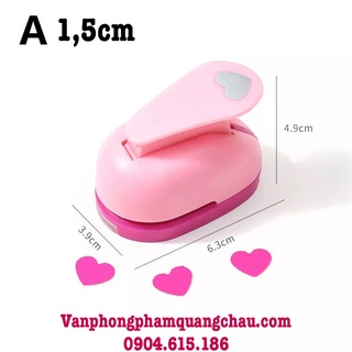 Dấu dập hình 1,5 cm cm có trợ lực - Craft Punch - 01 chiếc