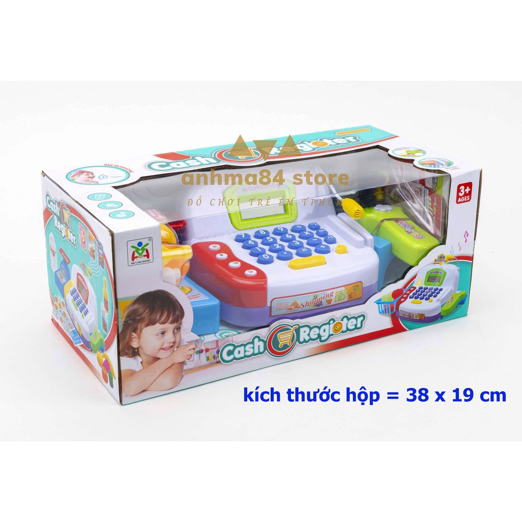 Đồ chơi Máy tính tiền Siêu thị Kèm Micro CÓ NHẠC - Mẫu mới 2021 - No.LS820 - anhma84 store