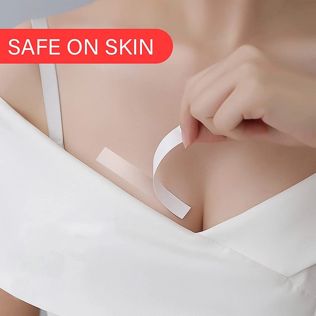 Túi 36 Miếng Dán Cố Định Quần Lót / Áo Ngực Vô Hình Cổ Chữ V Trong Suốt Chống Trượt Hai Mặt Dành Cho Nữ