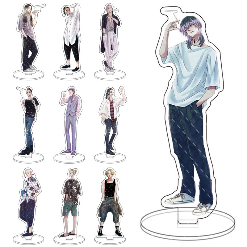Bảng acrylic trang trí hình nhân vật anime Tokyo Revengers 15cm