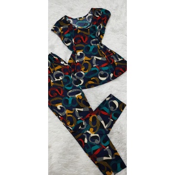 Bộ tay ngắn quần dài thun gân tầm ý