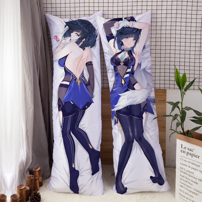 Vỏ Gối Hai Mặt In Hình Anime Genshin Impact Yelan Dakimakura