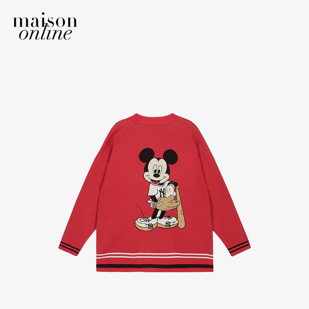 [Mã FAMALLT5 giảm 15% đơn 150K] MLB - Áo khoác cardigan chuột mickey MLB x Disney 31KTK1011-50R