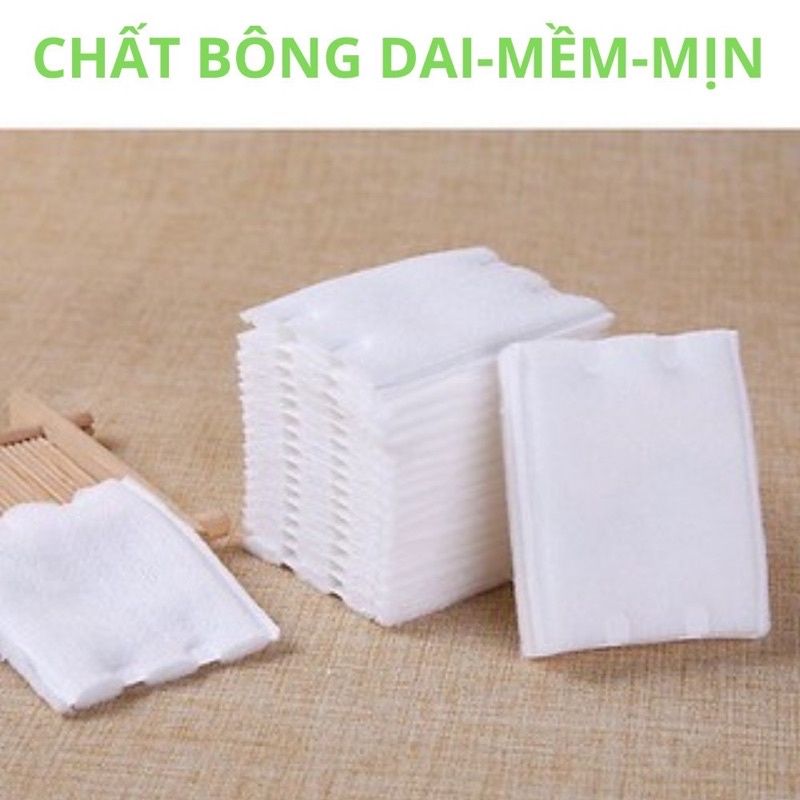 Bông tẩy trang 3 lớp cotton pads 222 miếng dễ sử dụng lại cực kì tiết kiệm