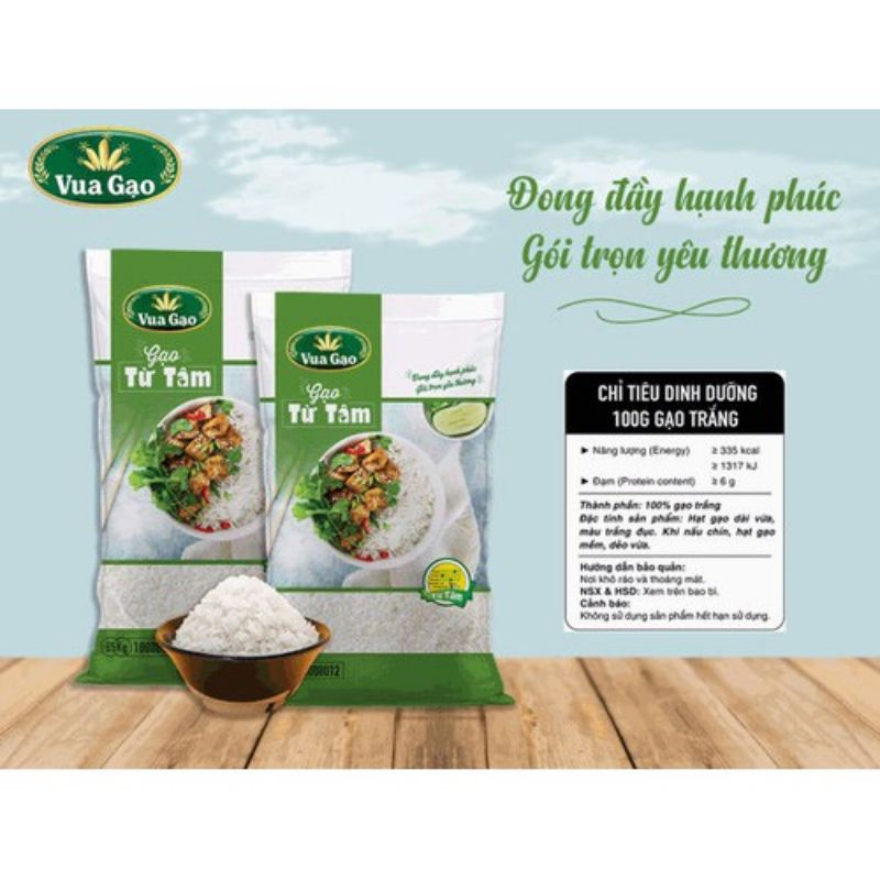[Liên hệ shop trước khi đặt]Gạo thơm Từ Tâm Vua Gạo 5kg | BigBuy360 - bigbuy360.vn