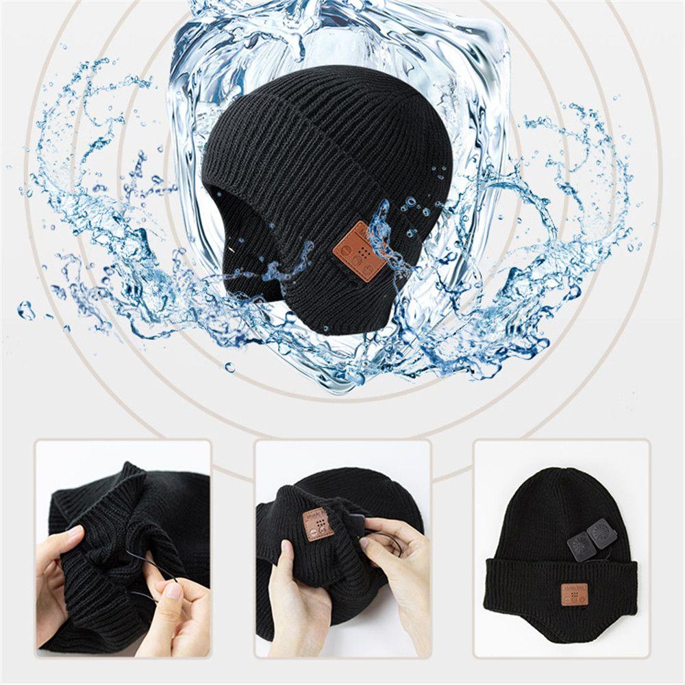 EUCA Mũ Beanie Có Loa Bluetooth HD Bảo Vệ Tai Cho Nữ