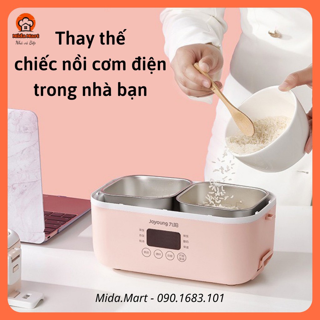 🔥 HỘP CƠM CẮM ĐIỆN TIỆN ÍCH 2 TẦNG 3 MÀU LINE FRIENDS CHÍNH HÃNG JOYOUNG F15H-FH550 BẢO HÀNH 6 THÁNG 🔥