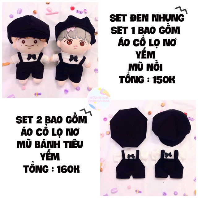 SET OUTFIT CHO DOLL 20cm