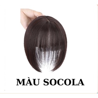 Tóc mái giả 3d có rãnh da đầu