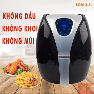 Nồi chiên không dầu AIR FRYER 3,8L - Nồi Chiên Nướng đa năng, chiên,nướng, làm bánh, rã đông,.. tiện dụng