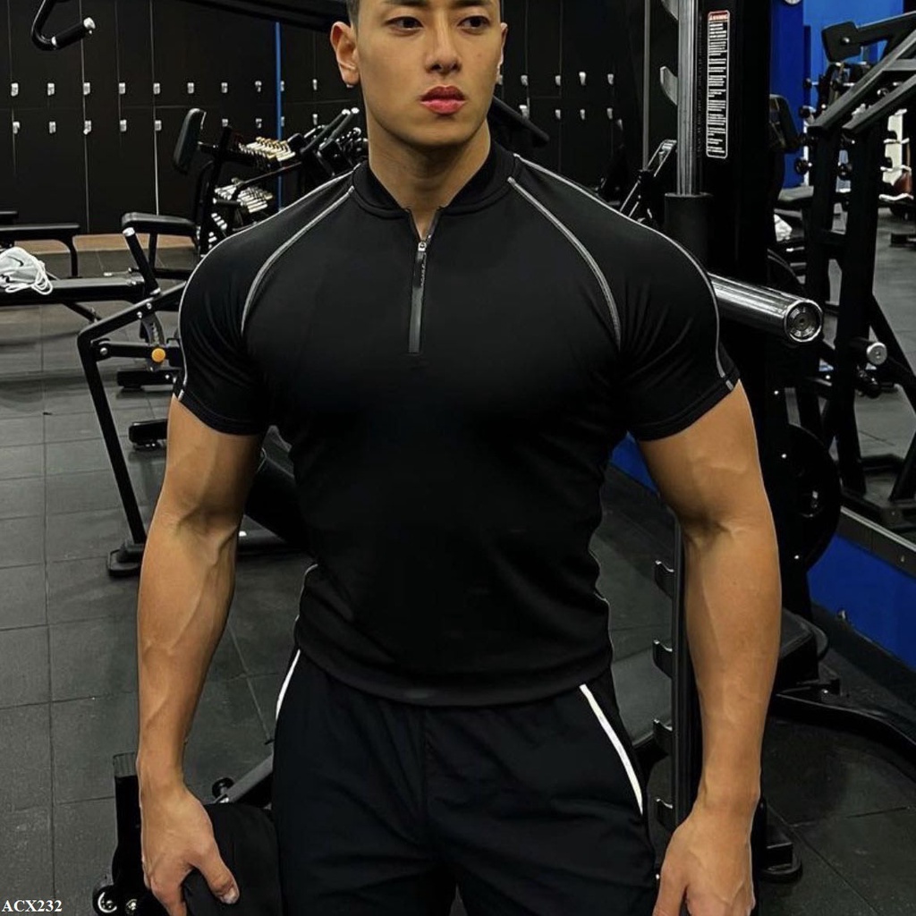 Áo gym nam - áo thun body cc