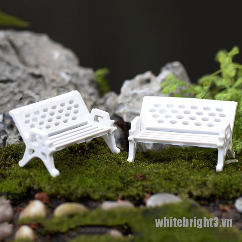 Set 3 / 5 Ghế Dài Mini Trang Trí Nhà Búp Bê
