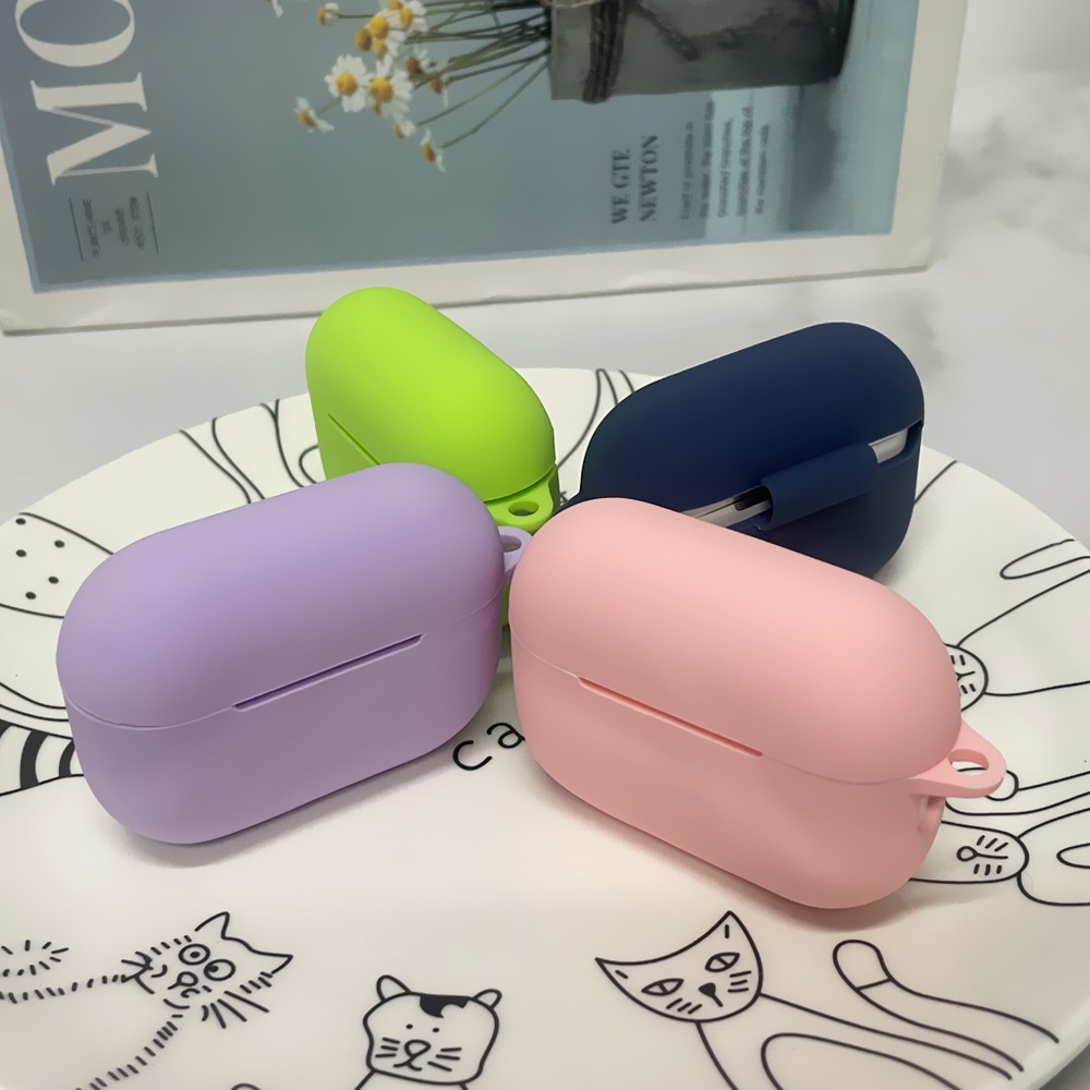 Case Ốp Dành Cho Tai Nghe Airpods Pro 2 Liquid Silicon kèm móc treo