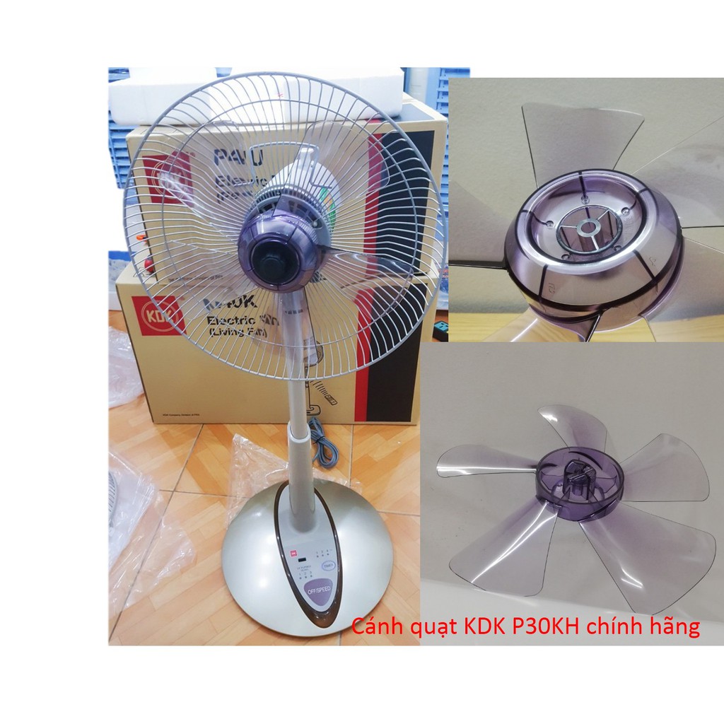 Cánh quạt KDK model P30KH chính hãng - cánh dùng chung cho quạt lửng Panasonic F307KH