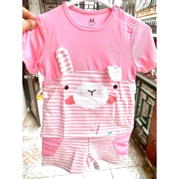 Bộ quần áo cộc tay littelove mẫu mới nhất cho bé