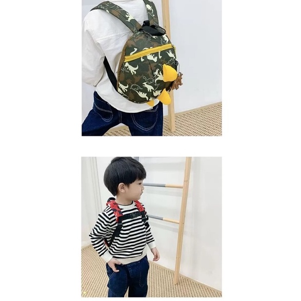 Balo Khủng Long Có Dây Chống Lạc Cho Bé Siêu CooL