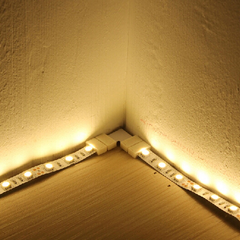 Set 30 Đầu Nối 4 Pin Hình Chữ T / L Cho Dây Đèn LED
