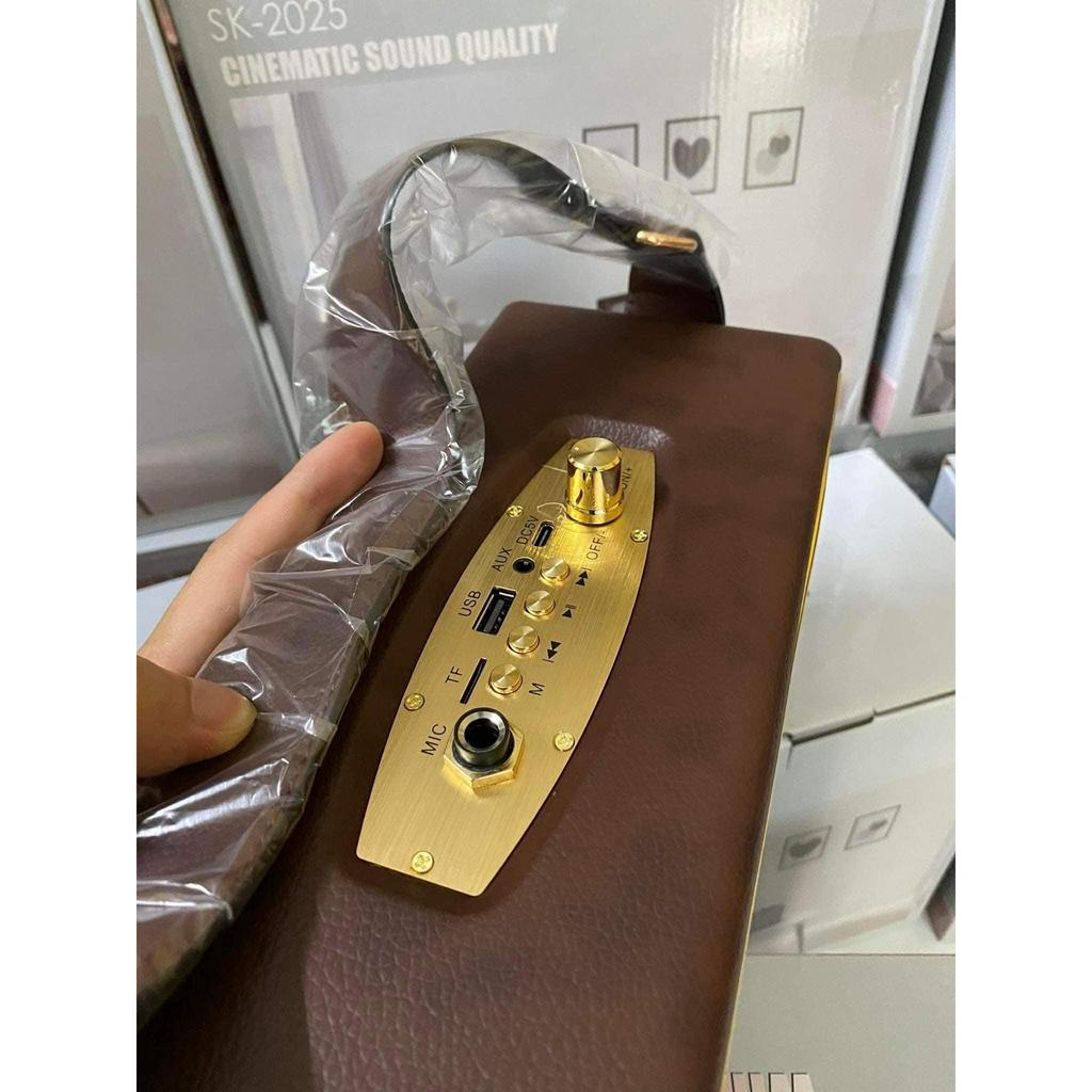 Loa Bluetooth Qixi SK-2025 Âm Thanh Siêu Đỉnh, Thiết Kế Mới Sang Trọng Chắc Chắn, Âm Bass Cực Đã - Bảo Hành 12 Tháng