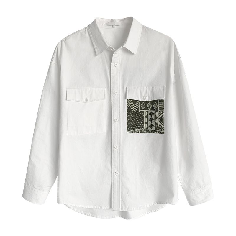 Áo Sơ Mi Dáng Rộng Phong Cách Hàn Quốc Thời Trang Cho Nam