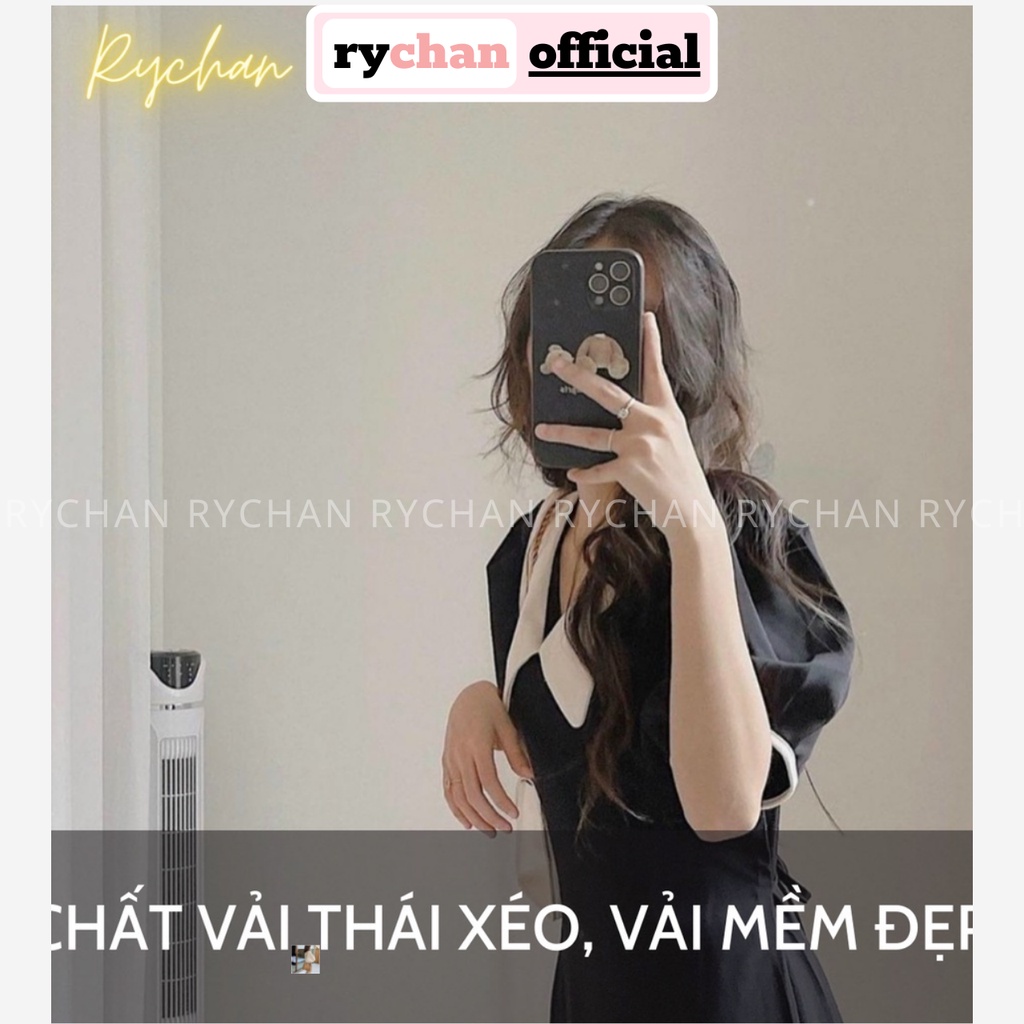 Đầm Xòe Midi Dáng Dài Cổ Lá [ẢNH THẬT CUỐI] - DX0137