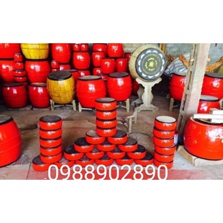 trống khẩu hát chèo, hát văn, cúng lễ. ( tặng kèm dùi )