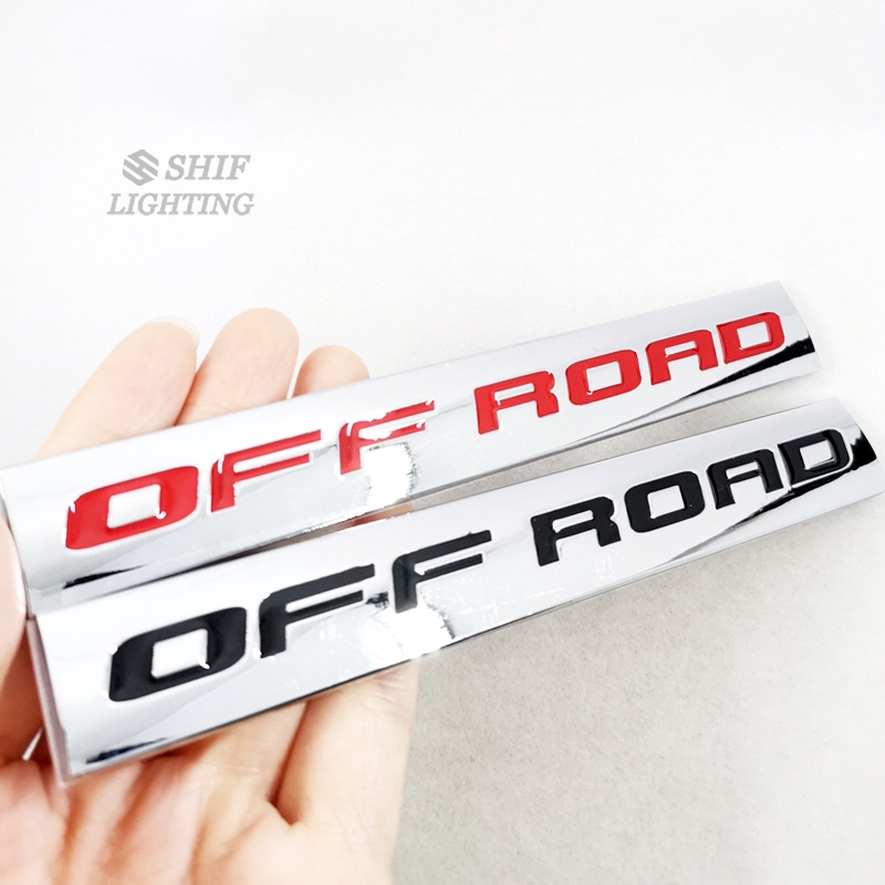 Miếng Dán Logo Off Road Trang Trí Xe Hơi