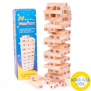 Bộ Đồ Chơi Rút Gỗ 54 Thanh Mini