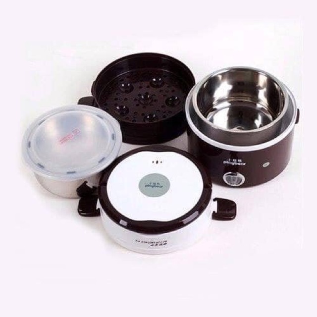 Hộp cơm 3 tầng tự hâm nóng