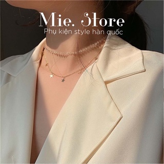 Vòng cổ layer phong cách hàn quốc by nhà Mie.Store