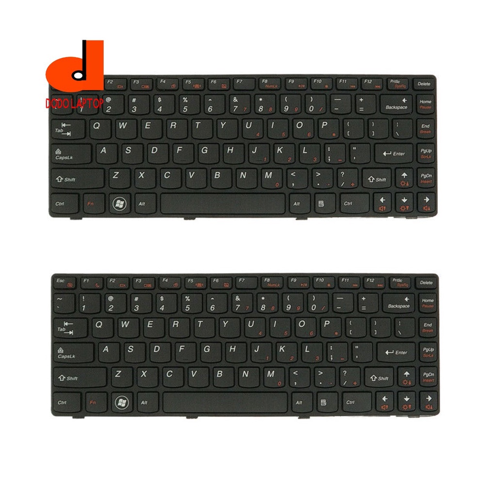 - Bàn phím Lenovo G470 ZIN  B470 V470 G475 Z370 B490 V480C, Us keyboard laptop