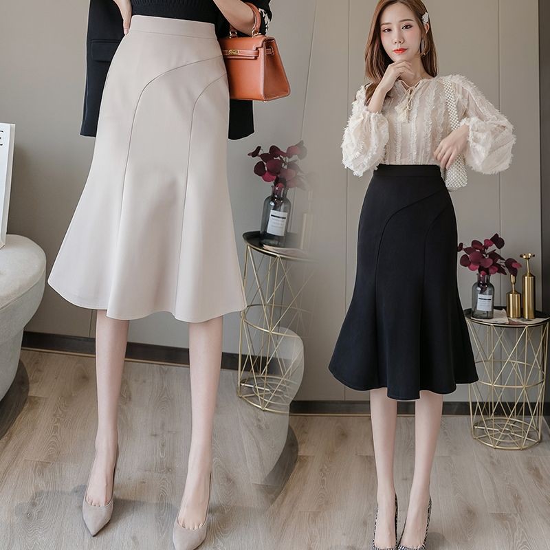 Chân váy chữ A dài suông nhẹ phần chân váy | BigBuy360 - bigbuy360.vn